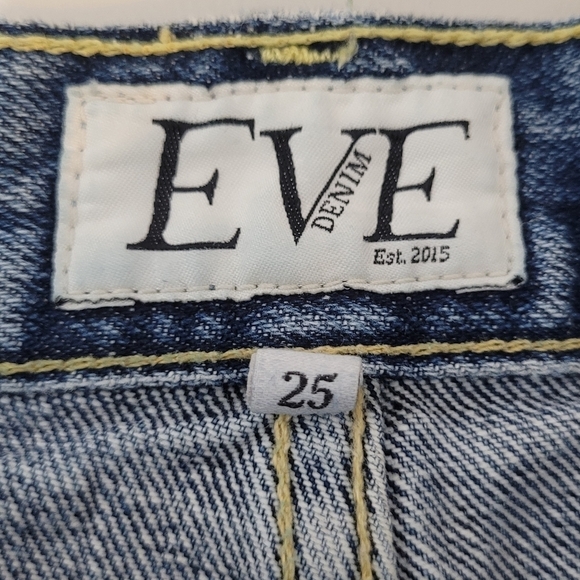 Eve Denim The Juliette High Rise Straight Leg Jeans - Size 25 - Picture 13 of 15
